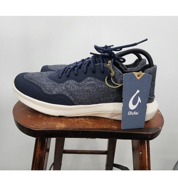 New NWT OluKai Koheo Hulu In Trench Blue 9.5